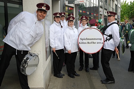 Großer Festzug des 486. Schützen- und Volksfestes der St. Sebastianus Schützenbruderschaft e.V. Pulheim gegründet 1530 am 15. Mai 2016