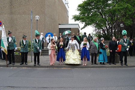 Großer Festzug des 486. Schützen- und Volksfestes der St. Sebastianus Schützenbruderschaft e.V. Pulheim gegründet 1530 am 15. Mai 2016