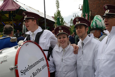 Großer Festzug des 486. Schützen- und Volksfestes der St. Sebastianus Schützenbruderschaft e.V. Pulheim gegründet 1530 am 15. Mai 2016