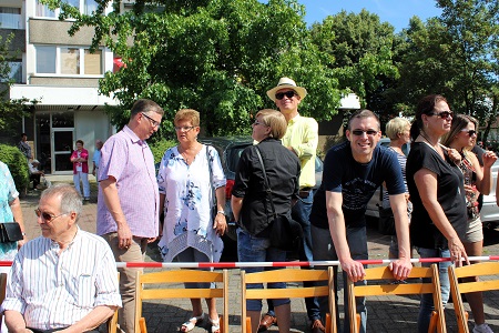 Schülerprinzessin Sabrina I. beim 74. Schützenfest in unserem Heimatort vom 9. August 2016
