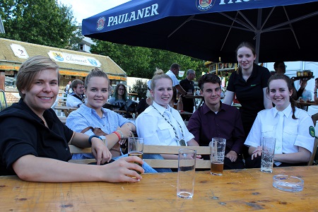Schülerprinzessin Sabrina I. beim 74. Schützenfest in unserem Heimatort vom 9. August 2016