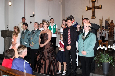 Schülerprinzessin Sabrina I. beim 74. Schützenfest in unserem Heimatort vom 9. August 2016