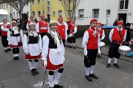 Karnevalszug der Bürgergemeinschaft 1949 Brühl-Vochem e.V. am 25. Februar 2017