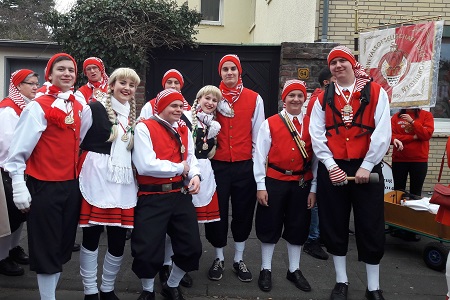 Rosenmontagszug des Festkomitee Worringer Karneval von 1886 e.V. am 27. Februar 2017