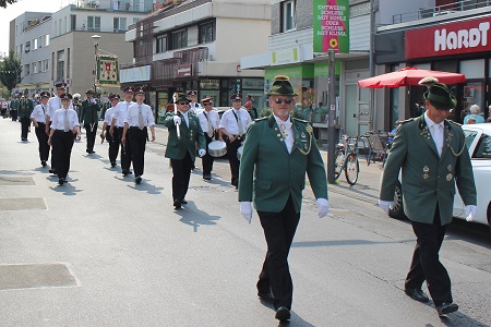 Festumzug des 91. Schützen- und Volksfestes der St. Sebastian Schützenbruderschaft Ensen-Westhoven 1926 e.V. am 27. August 2017