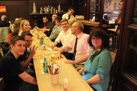 Zugabend zum dritten Jahrestag unserer Gründung mit Domdachführung und Essen im Peters Brauhaus samt Ermittlung der neuen Zugmajestät am 2. Oktober 2017