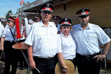 Historischer Festzug mit Königsparade des Schützenfestes des Spiel- und Bürgervereins 1925 e.V. Holz am 12. August 2018