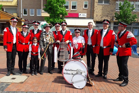 Kranzniederlegung und Ehrensalut des 489. Schützen- und Volksfestes der St. Sebastianus Schützenbruderschaft e.V. Pulheim gegründet 1530 am 10. Juni 2019