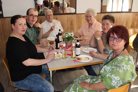 Feier zu Alexander Helmes' Geburtstag und seiner Zugkönigswürde am 4. Juli 2019