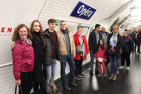 Wochenendfahrt anlässlich des fünfjährigen Bestehens nach Paris vom 6. Oktober 2019