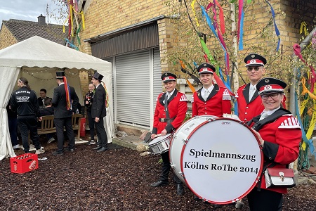 Wecken des 575. Maifestes der Maigesellschaft 1448 Kleinkönigsdorf e.V. am 7. Mai 2023