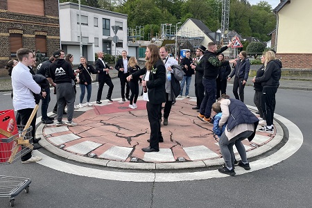 Wecken des 575. Maifestes der Maigesellschaft 1448 Kleinkönigsdorf e.V. am 7. Mai 2023