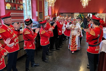 Damenfrühschoppen 2024 des Kölner Husaren-Korps' von 1972 e.V. am 21. Januar 2024