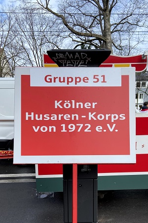 Rosenmontagszug des Festkomitees Kölner Karneval von 1823 e.V. am 12. Februar 2024