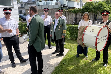 Großer Festzug des 494. Schützenfestes der St. Sebastianus Schützenbruderschaft e.V. Pulheim gegründet 1530 am 19. Mai 2024