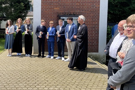 Ständchen zu Cornelius Beiers Konfirmation am 30. Juni 2024
