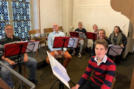 Heilige Messe in der Ortskirche St. Johann Baptist zum zehnten Jahrestag der Gründung unseres Spielmannszuges in Köln-Roggendorf/Thenhoven am 27. September 2024