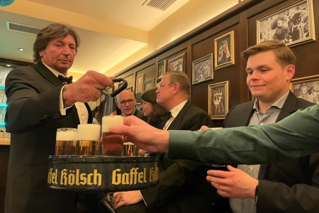 Fischessen des Kölner Husaren-Korps' von 1972 e.V. in Köln-Altstadt Süd am 15. März 2025