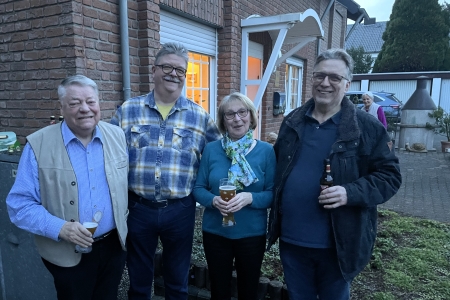 Ständchen zu Irene Güsgens Geburtstag in Köln-Worringen am 21. März 2025