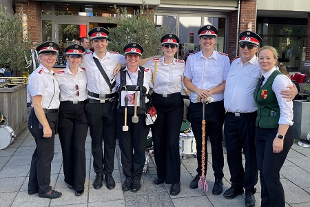 Großer Festumzug und Königsparade des Schützenfestes des Bürgerschützenvereins 1849 Grevenbroich e.V. in Grevenbroich am 7. September 2025