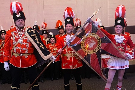 Korpsappell 2025 des Kölner Husaren-Korps' von 1972 e.V. in Köln-Deutz am 2. November 2025