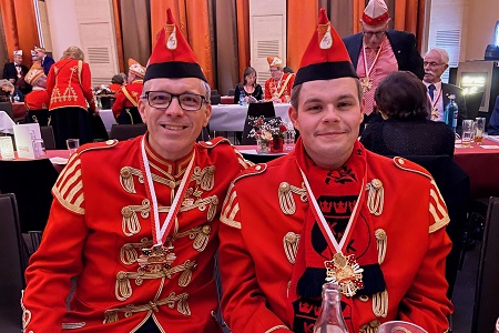 Korpsappell 2025 des Kölner Husaren-Korps' von 1972 e.V. in Köln-Deutz am 2. November 2025