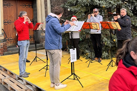 Eröffnung des Weihnachtsmarktes des Bürgervereins Köln-Roggendorf/Thenhoven e.V. in Köln-Roggendorf/Thenhoven am 29. November 2025