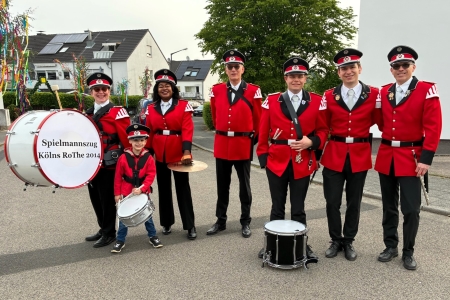 Wecken des 578. Maifestes der Maigesellschaft 1448 Kleinkönigsdorf e.V. in Frechen-Königsdorf am 10. Mai 2026
