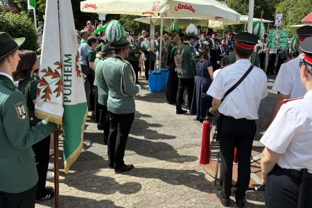Großer Festzug des 496. Schützenfestes der St. Sebastianus Schützenbruderschaft e.V. Pulheim gegründet 1530 in Pulheim am 24. Mai 2026