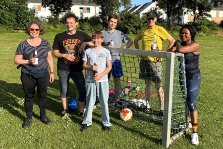 "Es lebe der Sport, er is g‘sund und mocht uns hoat." in Köln-Roggendorf/Thenhoven am 15. Juni 2026