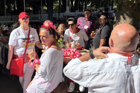 Ein neuer Tanzoffizier beim Sommerfest "Em Birkebäumche" in Köln-Sülz am 4. Juli 2026