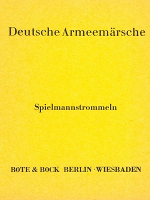 Deutsche Armeemärsche Zusatzstimme Spielmannstrommeln